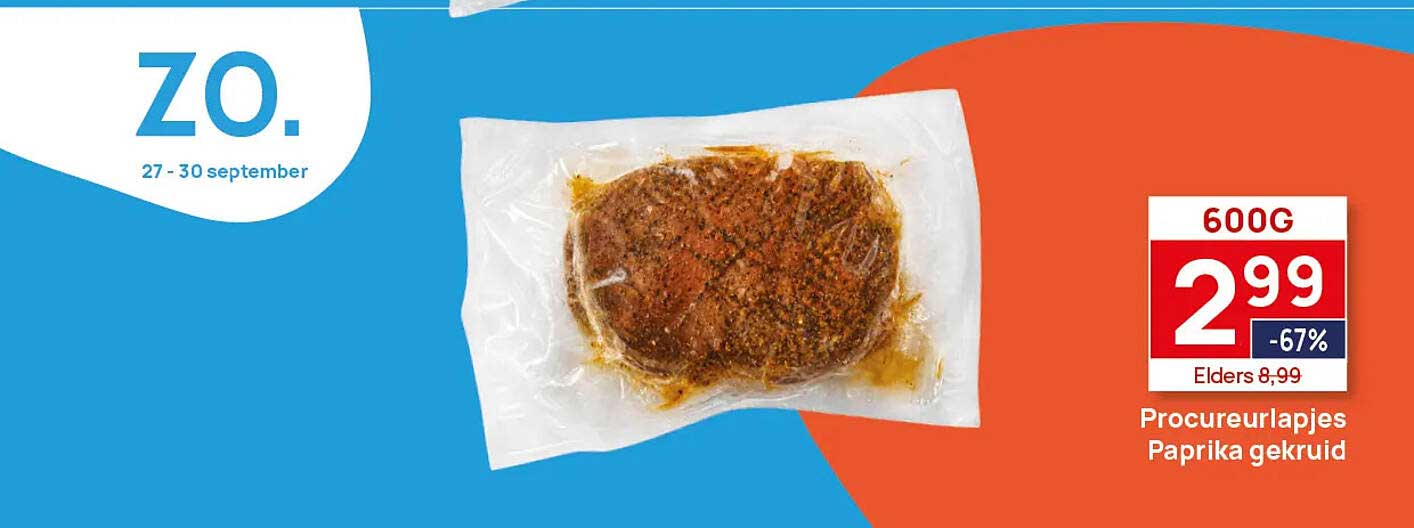 Procureurlapjes Paprika gekruid