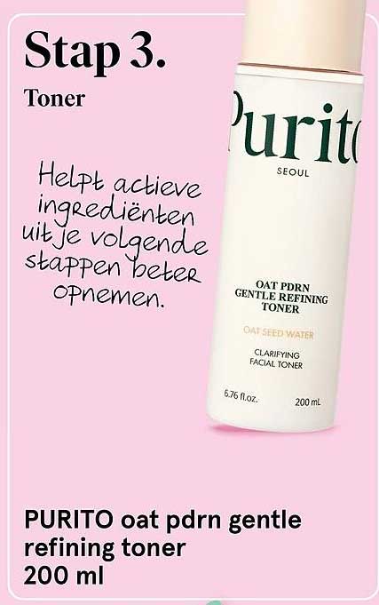 PURITO oat pdrn gentle refining toner 200 ml