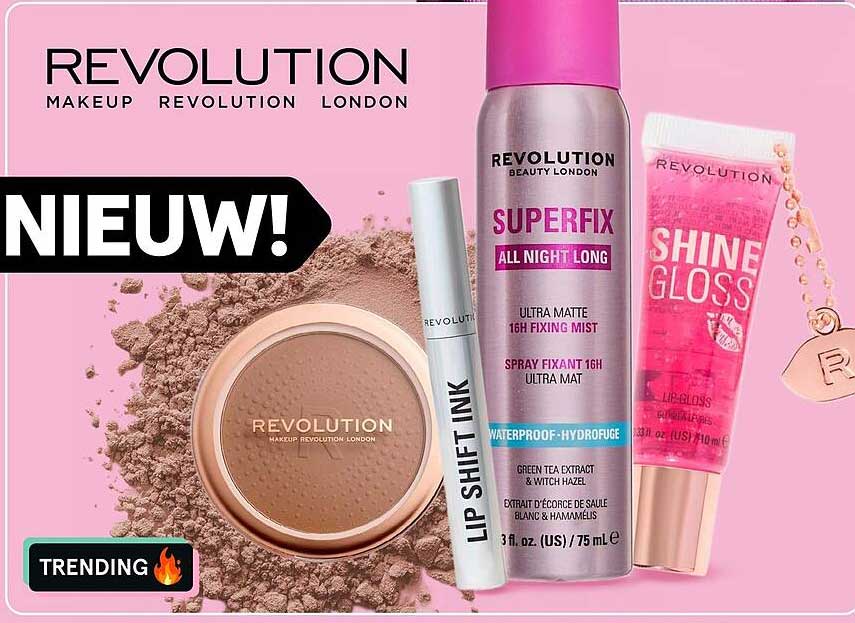 REVOLUTION MAKEUP REVOLUTION LONDON NIEUW! TRENDING