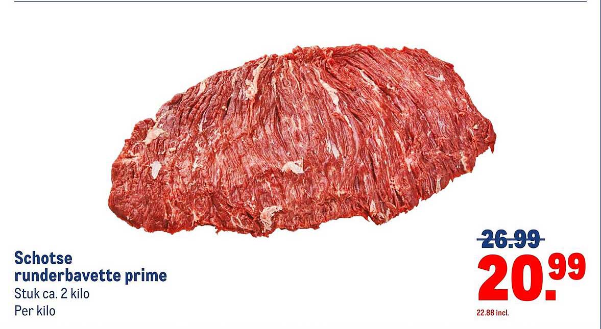 Schotse runder bavette prime
