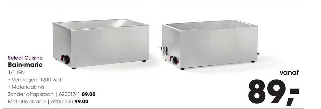 Select Cuisine Bain-marie 1/1 GN