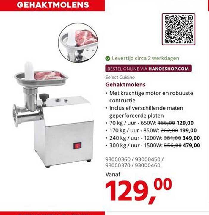 Select Cuisine Gehaktmolens