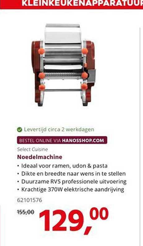 Select Cuisine Noedelmachine