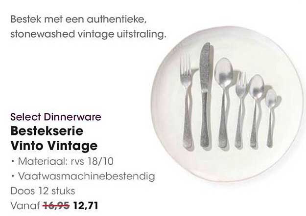 Select Dinnerware Bestekserie Vinto Vintage