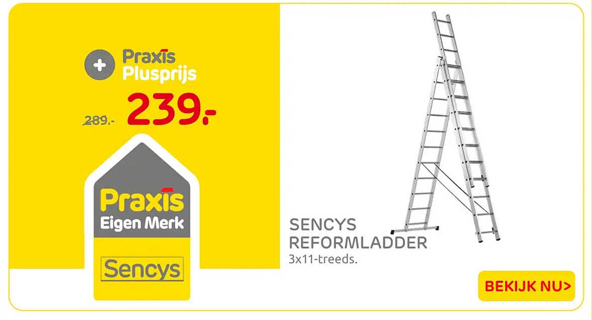 Sencys reformladder 3x11-treeds.
