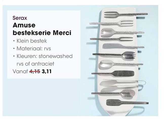 Serax Amuse bestekserie Merci