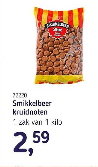 Smikkelbeer kruidnoten