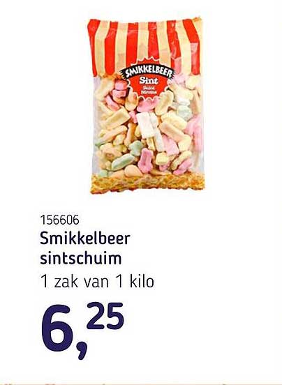 Smikkelbeer sintschuim