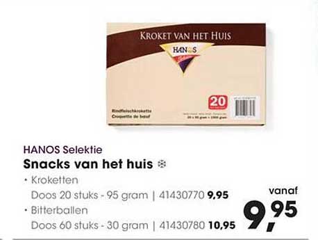 Snacks van het huis
