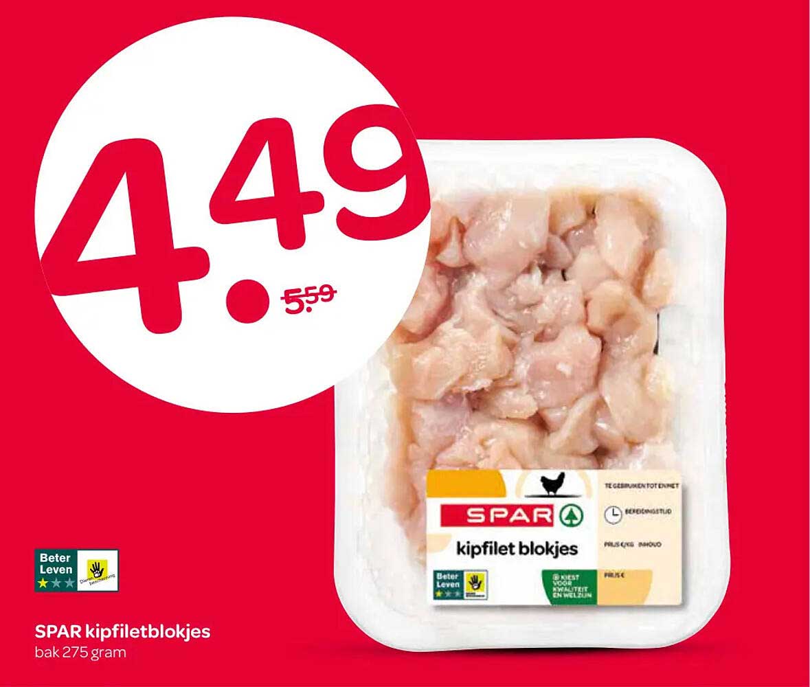 SPAR kipfiletblokjes