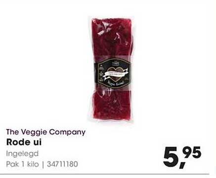 The Veggie Company Rode ui Ingelegd