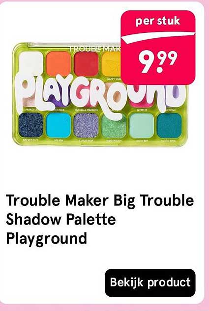 Trouble Maker Big Trouble Shadow Palette Playground