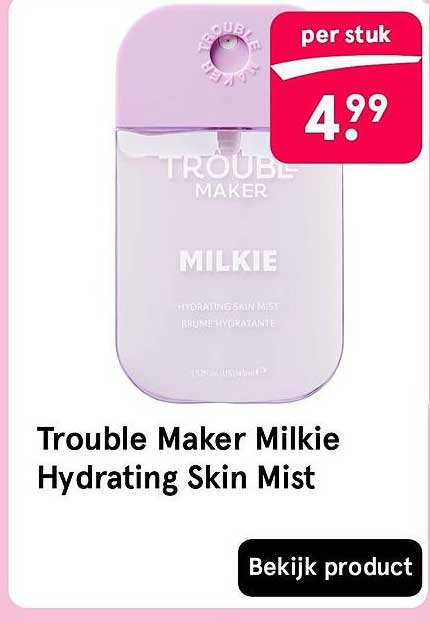 Trouble Maker Milkie Hydrating Skin Mist