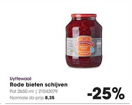 Uyttewaal Rode bieten schijven