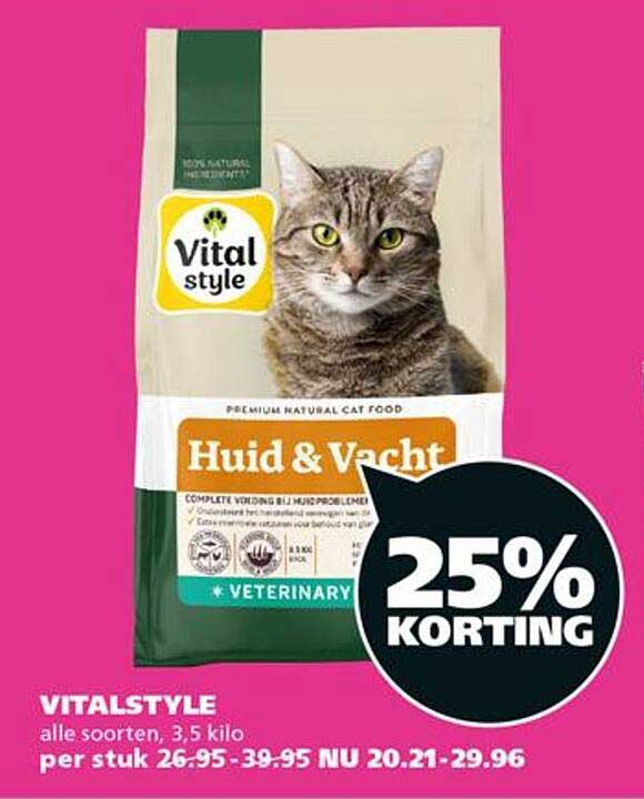 Vitalstyle Huid & Vacht 25% KORTING