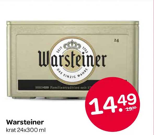 Warsteiner krat 24x300 ml