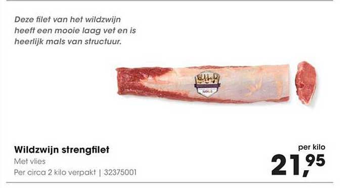 Wildzwijn strengfilet
