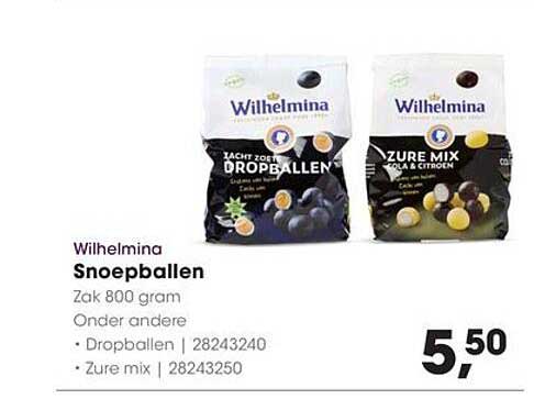 Wilhelmina Snoepballen