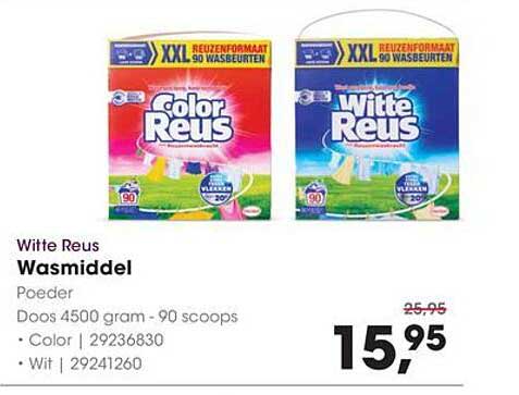 Witte Reus Wasmiddel Poeder