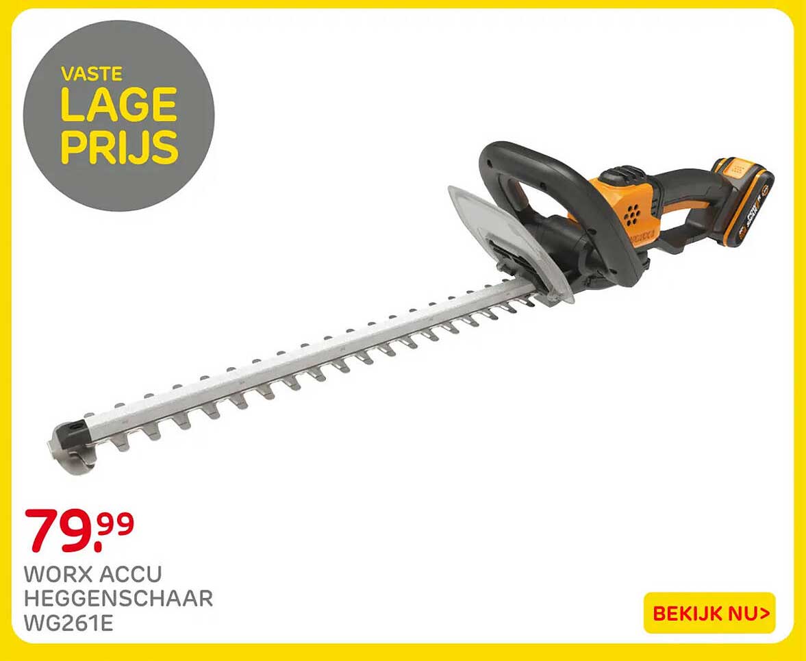 WORX ACCU HEGGENSCHAAR WG261E
