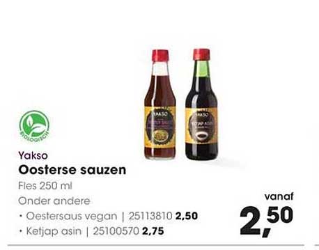 Yakso Oosterse sauzen