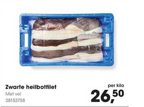 Zwarte heilbotfilet
