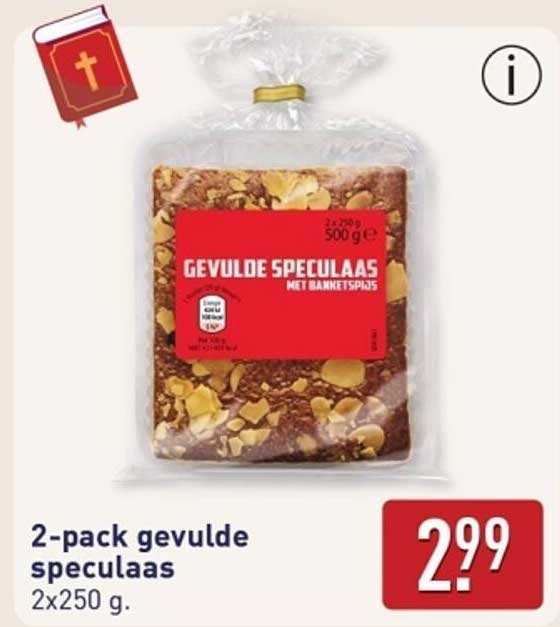 2-pack gevulde speculaas