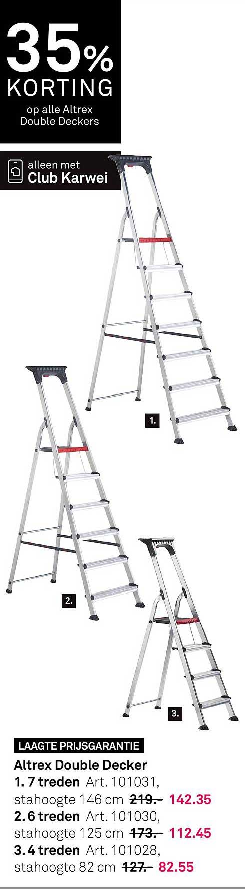 35% KORTING op alle Altrex Double Deckers