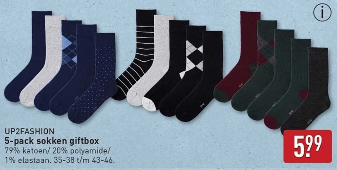 5-pack sokken giftbox