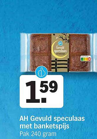 AH Gevuld speculaas met banketspijs