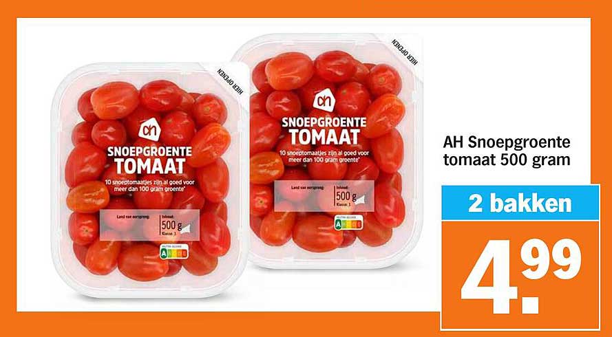 AH Snoepgroente tomaat 500 gram