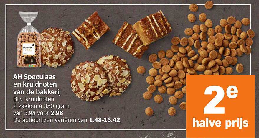 AH Speculaas en kruidnoten van de bakkerij