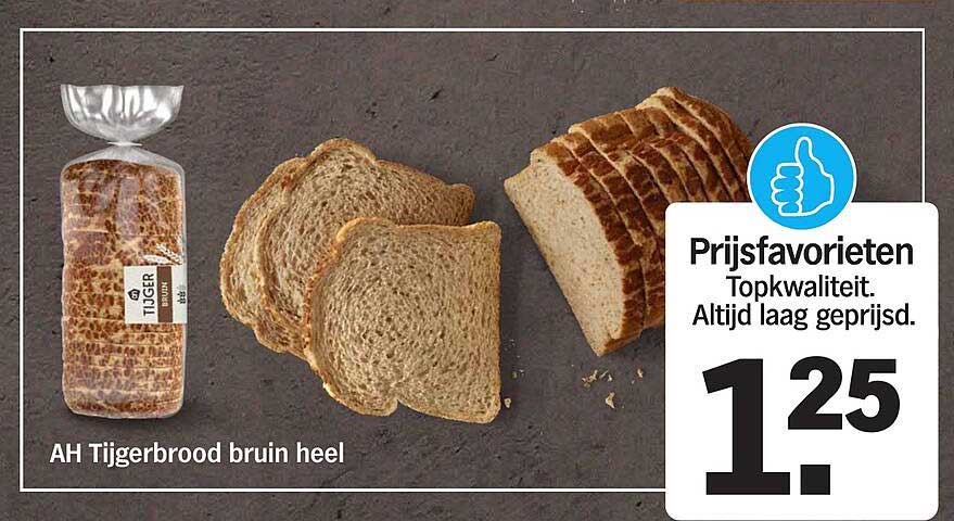 AH Tijgerbrood bruin heel