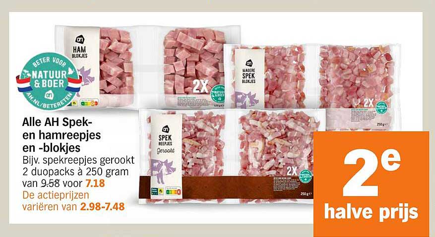 Alle AH Spek- en hamreepjes -blokken