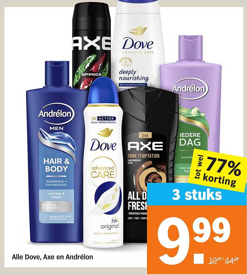 Alle Dove, Axe en Andrélon