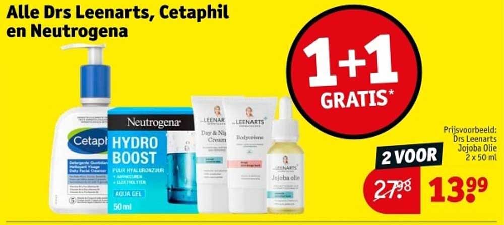 Alle Drs Leenarts, Cetaphil en Neutrogena