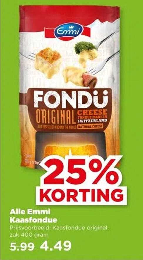 Alle Emmi Kaasfondue