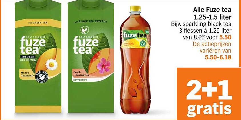 Alle Fuze tea 1.25-1.5 liter