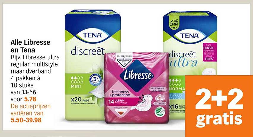 Alle Libresse en Tena