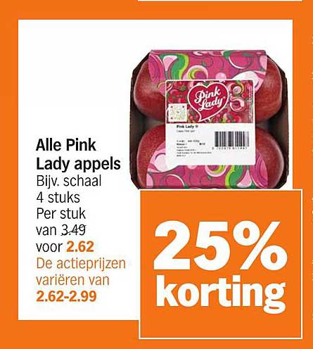 Alle Pink Lady appels