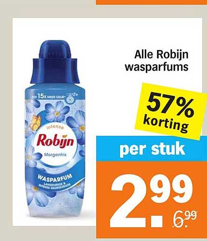 Alle Robijn wasparfums