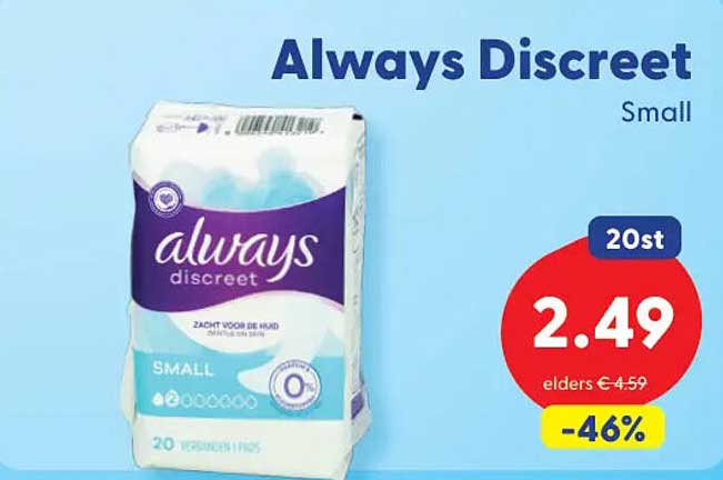 Always Discreet Small