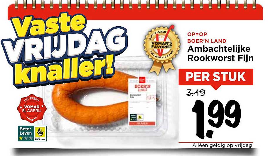 Ambachtelijke Rookworst Fijn