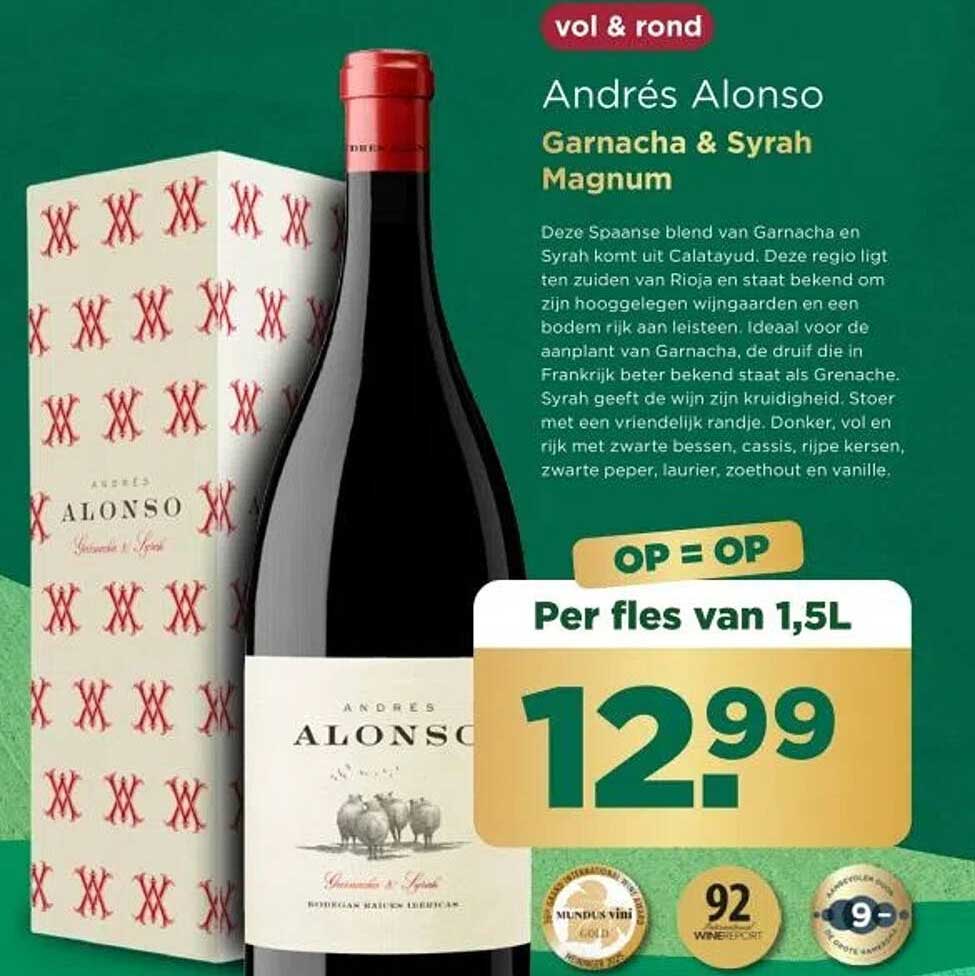 Andrés Alonso Garnacha & Syrah Magnum