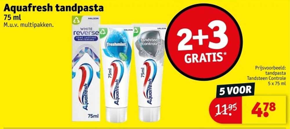Aquafresh tandpasta 75 ml