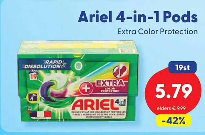 Ariel 4-in-1 Pods Extra Color Protection