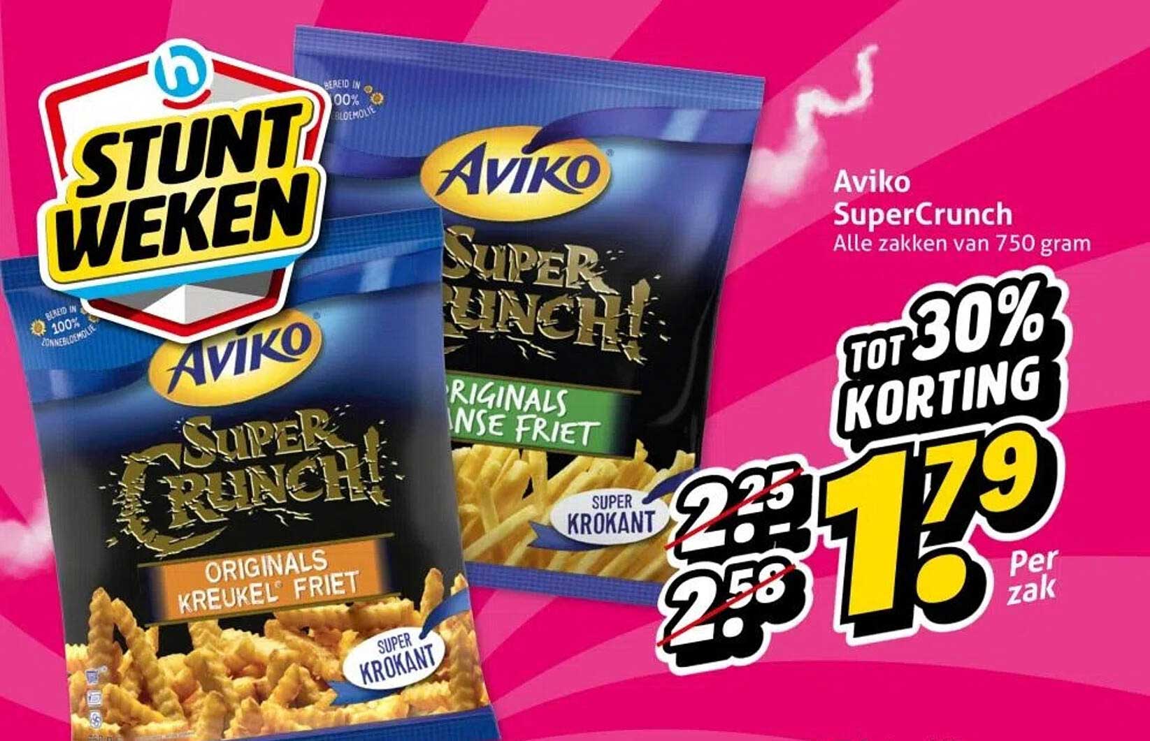 Aviko SuperCrunch Alle zakken van 750 gram