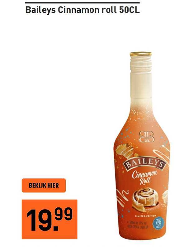 Baileys Cinnamon roll 50CL