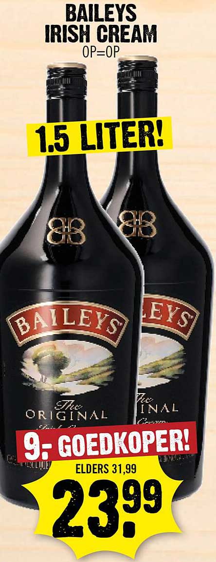 BAILEYS IRISH CREAM 1.5 LITER