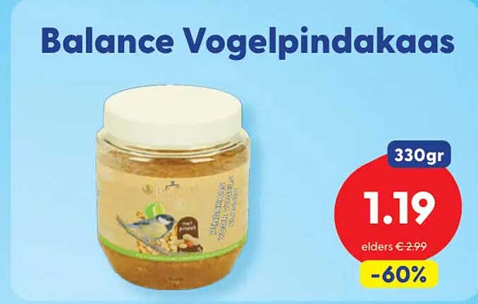 Balance Vogelpindakaas